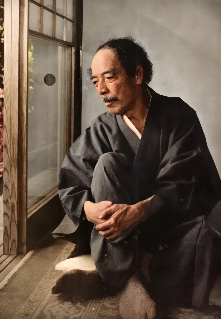 Yokoyama Taikan by Shigeru Tamura | AI Colorization