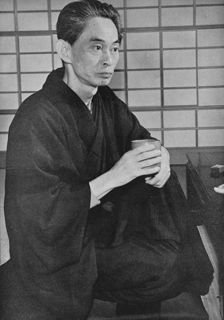 Yasunari Kawabata by Shigeru Tamura | from Gendai Nihon no Hyakunin