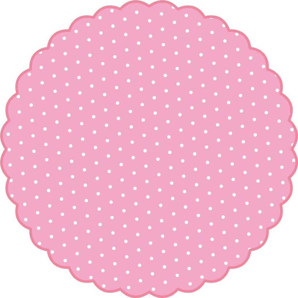 Set of 4 Polka Dot Patterned Circle Background Illustrations and Vectors | Pink