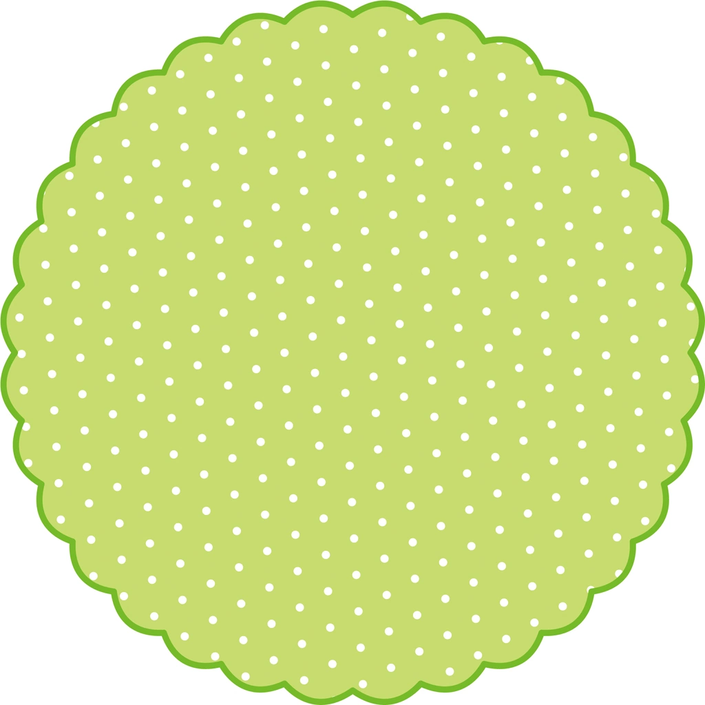 Set of 4 Polka Dot Patterned Circle Background Illustrations and Vectors | Yellow-green