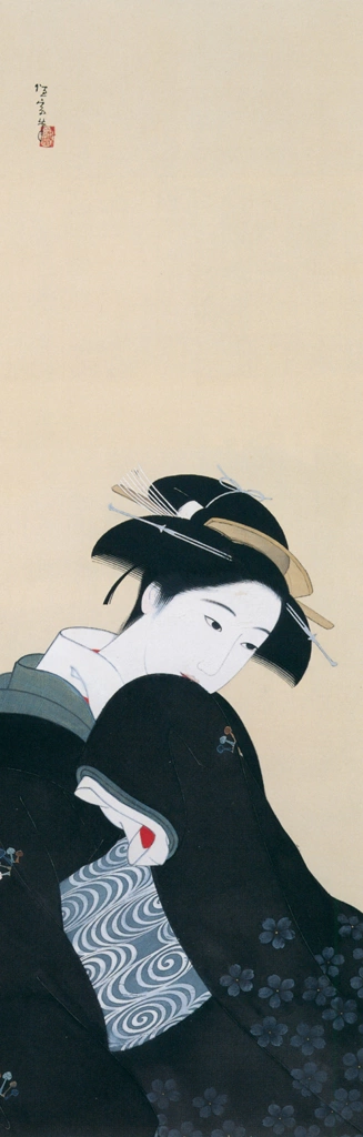 「美人」 北野恒富 | 北野恒富展 東京ステーションギャラリーより