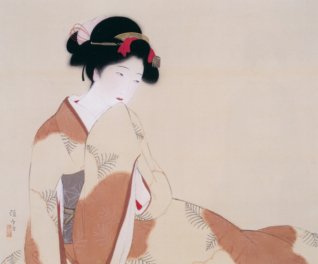 「むすめ」 北野恒富 | 北野恒富展 東京ステーションギャラリーより