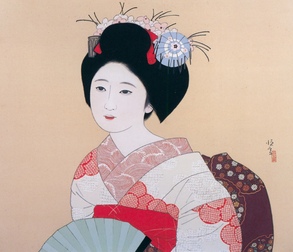 「舞妓」 北野恒富 | 北野恒富展 東京ステーションギャラリーより