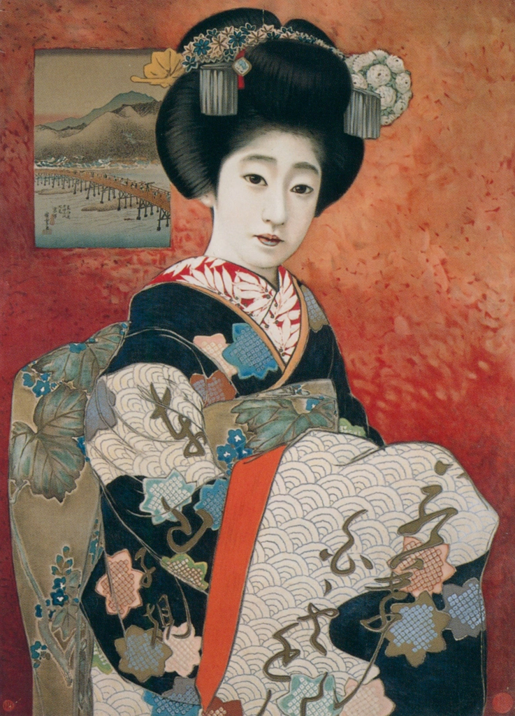 「ポスター：着物美人・東山子規」 北野恒富 | 北野恒富展 東京ステーションギャラリーより