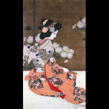 「ポスター原画：菊正宗 」 北野恒富 （1915年）