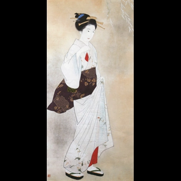 「幾松」 北野恒富 （1941年）