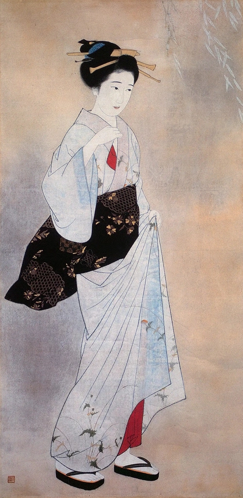 「幾松」 北野恒富 （1941年） | 現代日本美人画全集 第3巻より