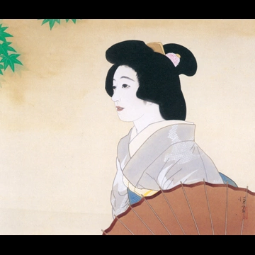 「雨後」 北野恒富