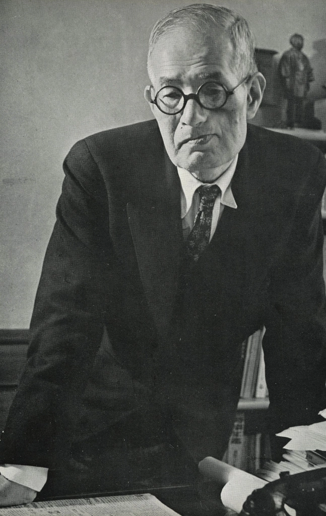 「馬場恒吾」 田村茂 | 現代日本の百人より