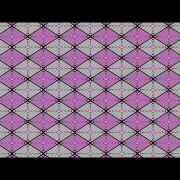 6種類の菱形のパターン背景のイラストとベクター