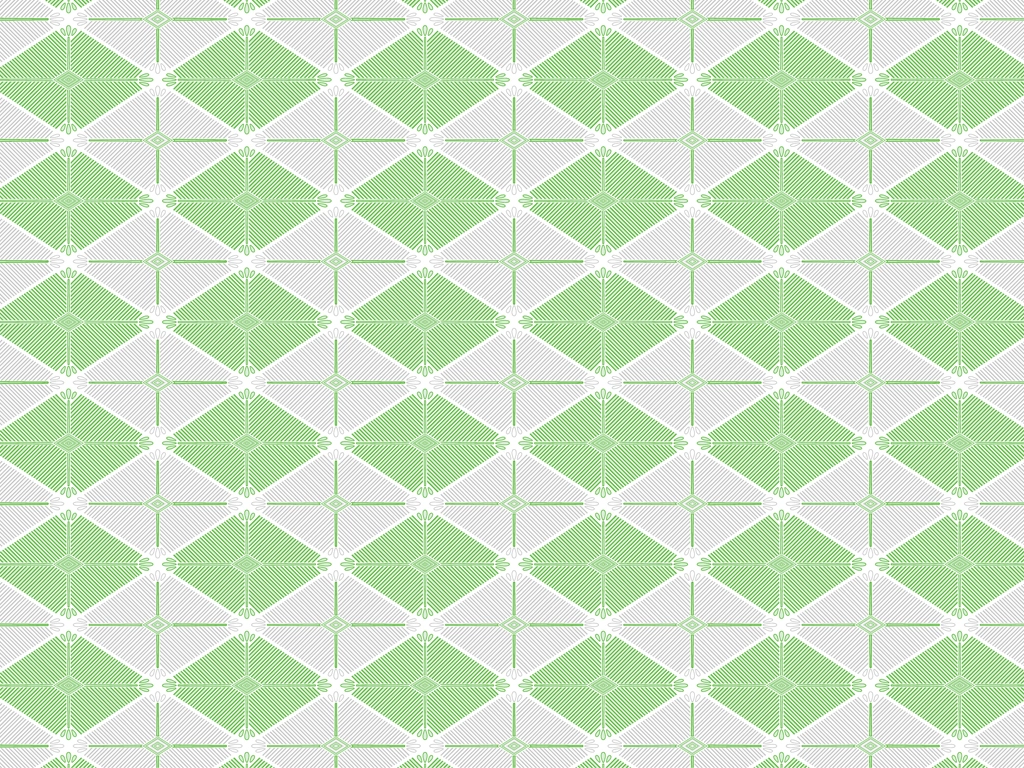 6種類の菱形のパターン背景のイラストとベクター | 緑色