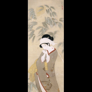 「初雪」 北野恒富