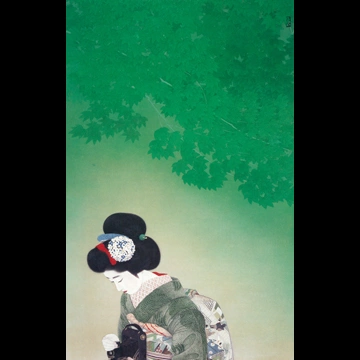 「戯れ」 北野恒富 （1929年）