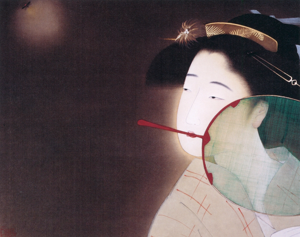 「蛍」 北野恒富 （1928年） | 没後70年 北野恒富展より