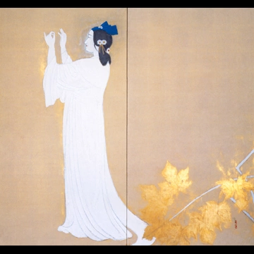 「七夕」 北野恒富 （1923年）