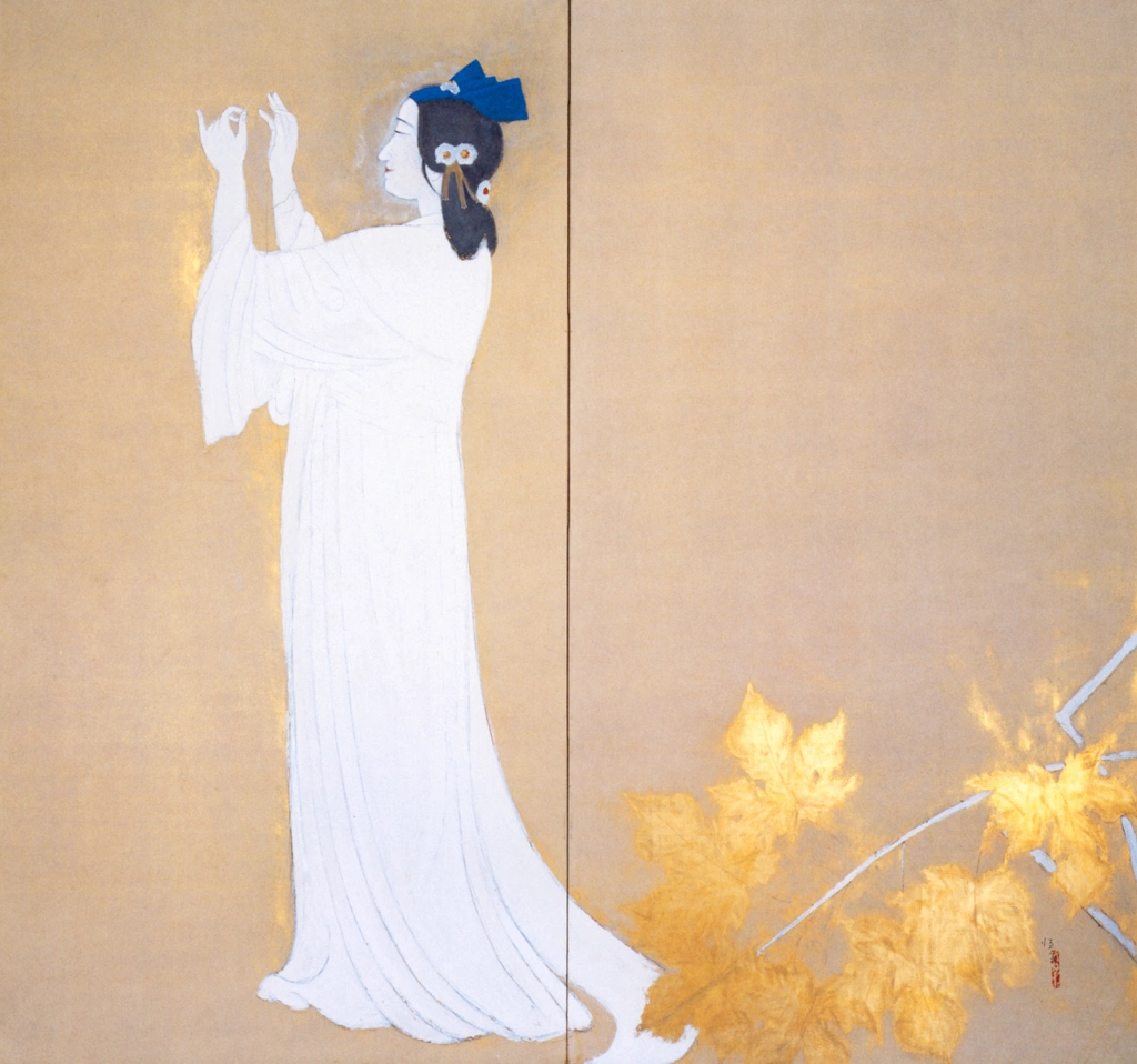 「七夕」 北野恒富 （1923年） | 没後70年 北野恒富展より