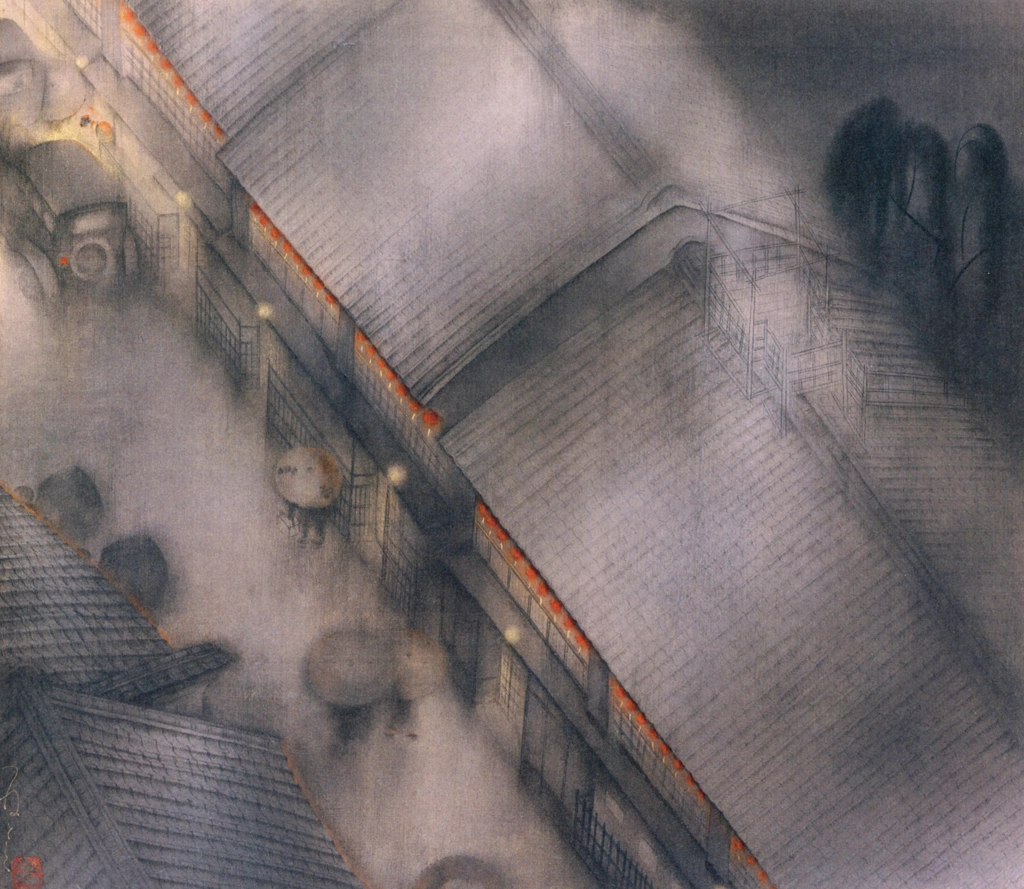 「宗右衛門町 （東都名所）」 北野恒富 （1922年頃） | 没後70年 北野恒富展より