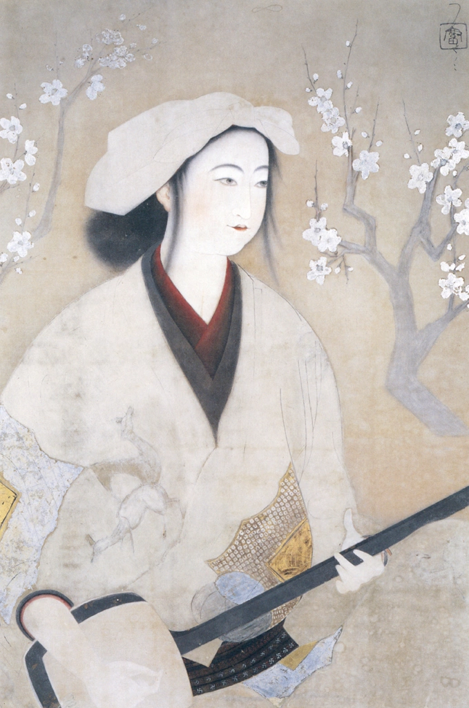 「三味線」 北野恒富 （1921年） | 没後70年 北野恒富展より