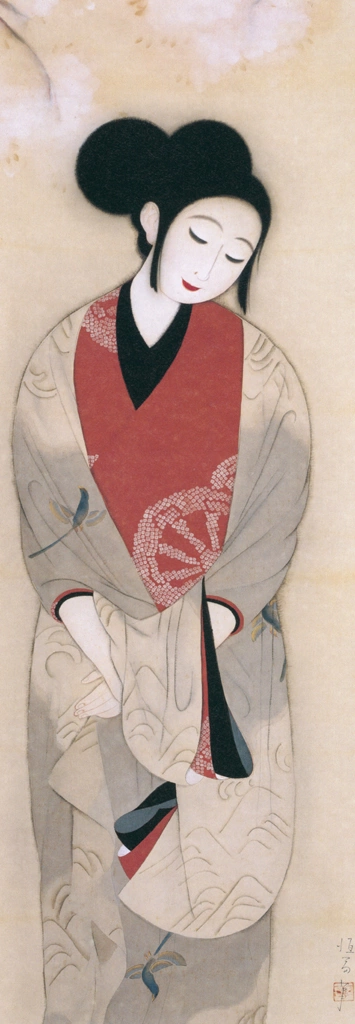 「花の夜」 北野恒富 （1921年頃） | 没後70年 北野恒富展より