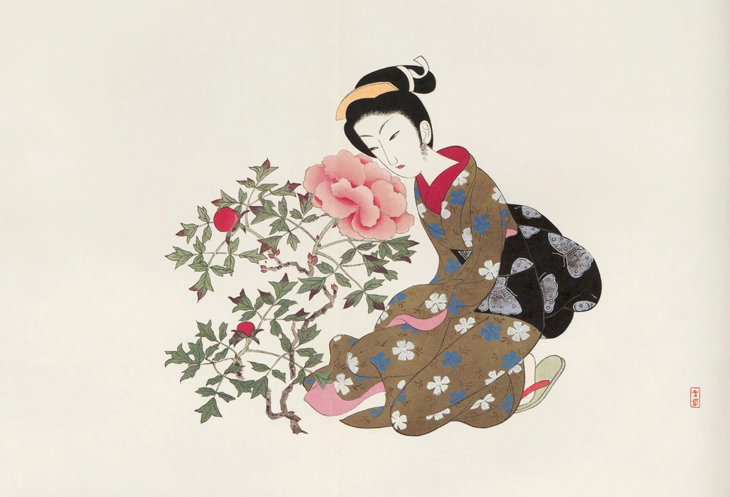 「深見草」 小村雪岱 （1942年） | 小村雪岱より