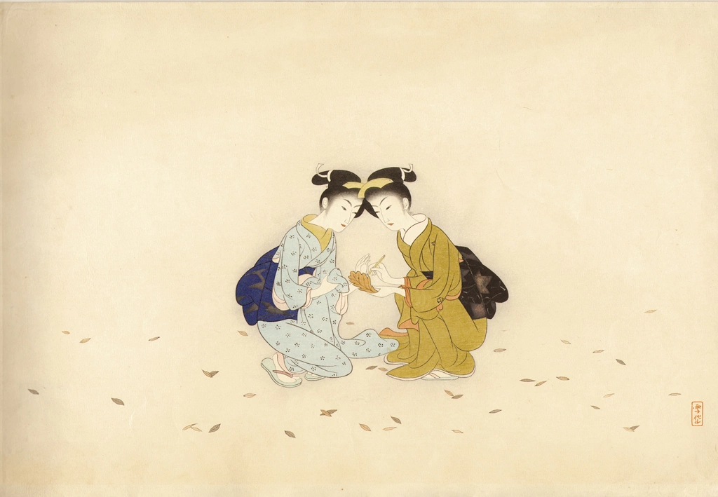 「見立寒山拾得」 小村雪岱 （1942年） | 3