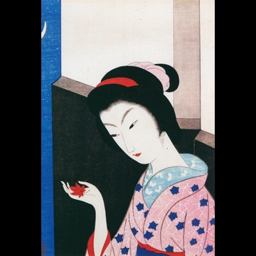 「もみじ」 小村雪岱 （1938年頃）