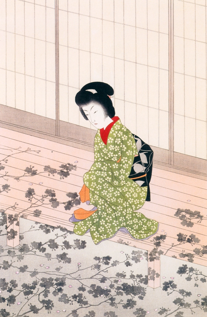 「灯影」 小村雪岱 （1940年） | 版画芸術 146号より