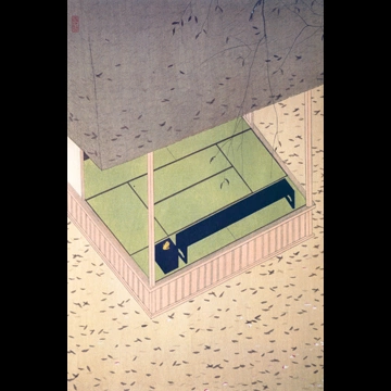 「落葉」 小村雪岱 （1941年）