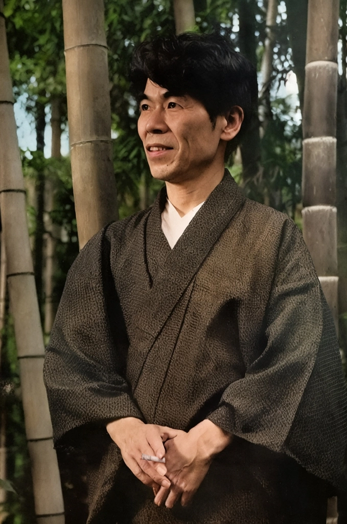 「吉川英治」 田村茂 | AIカラー化