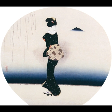 「筑波」 小村雪岱 （1942年）