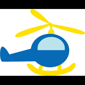 3種類のヘリコプターのイラストとベクター