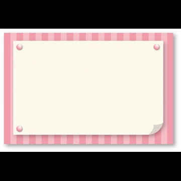 5種類のストライプ柄のフレームのイラストとベクター