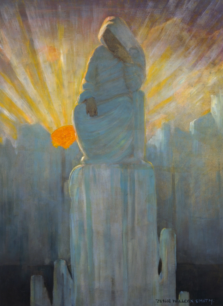 「水の子どもたち 挿絵 #11 （老婦人）」 ジェシー・ウィルコックス・スミス | 2