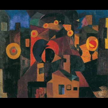 「夜の構図」 瑛九 （1948年）