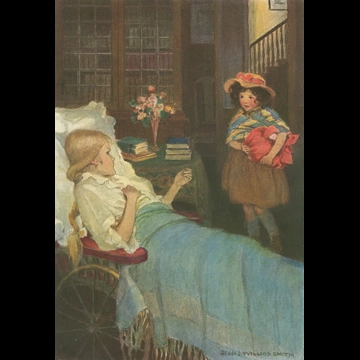 「アルプスの少女ハイジ 挿絵 #4 （私はハイジ以外呼んだことないの。）」 ジェシー・ウィルコックス・スミス