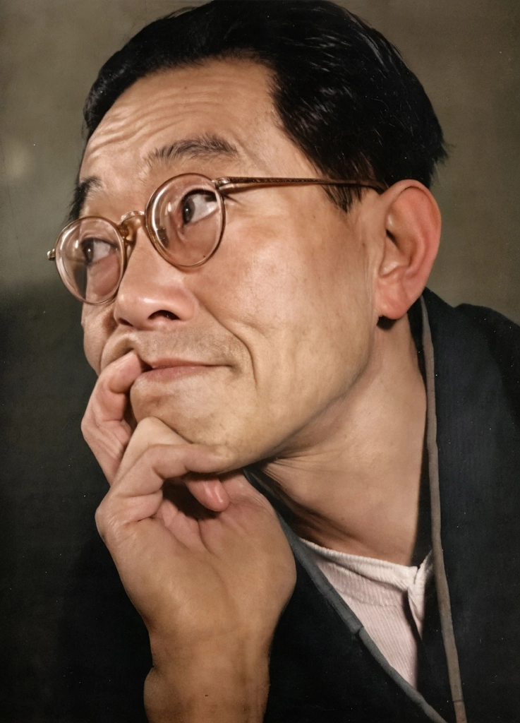 「岩田豊雄」 田村茂 | AIカラー化