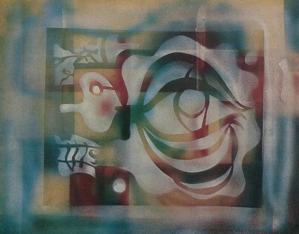 「愛の歌」 瑛九 （1957年） | 瑛九画集より