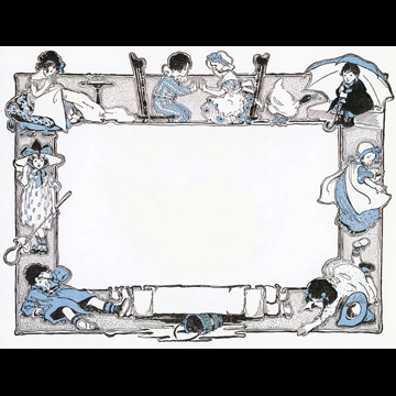 「マザー・グース 扉絵」 ジェシー・ウィルコックス・スミス