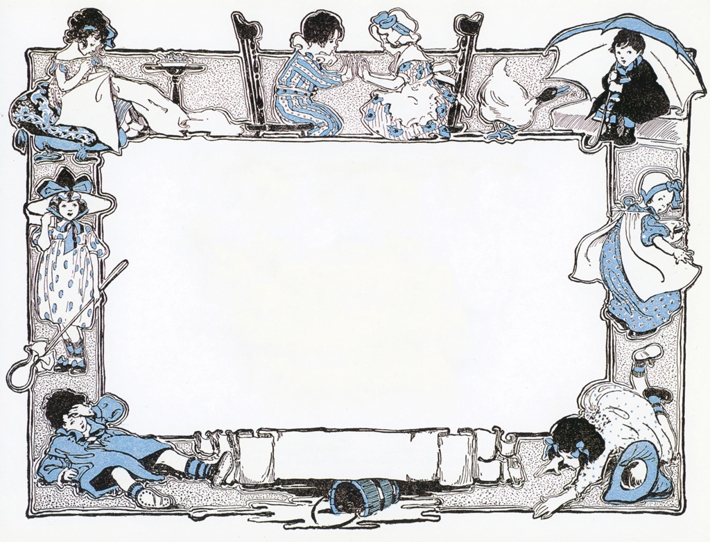 「マザー・グース 扉絵」 ジェシー・ウィルコックス・スミス | マザー・グースより