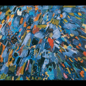 「爆進（海の原型）」 瑛九 （1958年）