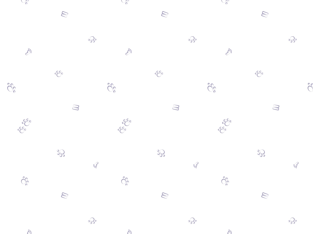 5種類の足跡柄の背景イラストとベクター | 灰青色と白色