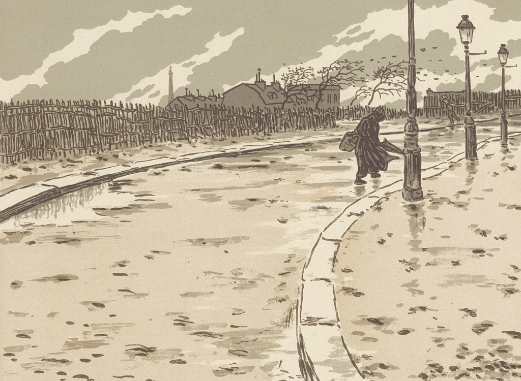 「エッフェル塔三十六景 ラマルク通りより」 アンリ・リヴィエール （1902年） | 3