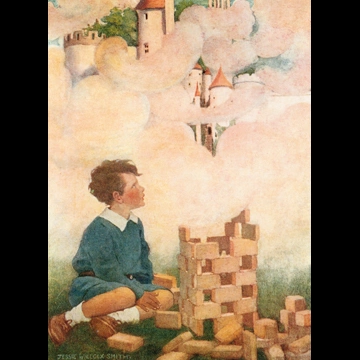 「Dream Blocks 挿絵 #1 （夢の積み木）」 ジェシー・ウィルコックス・スミス