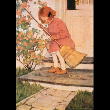 「Dream Blocks 挿絵 #2 （戸口の踏み段）」 ジェシー・ウィルコックス・スミス