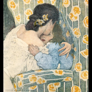 「Rhymes of Real Children 挿絵 #1 （母）」 ジェシー・ウィルコックス・スミス