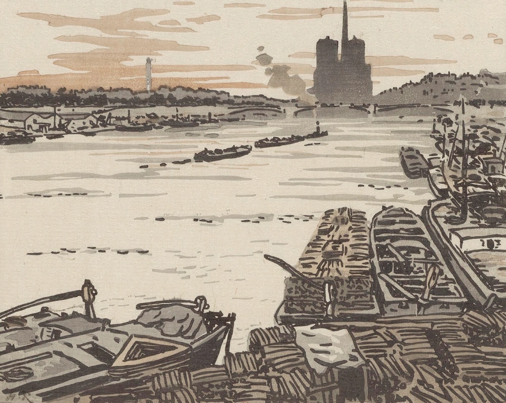 「エッフェル塔三十六景 オステルリッツ橋より」 アンリ・リヴィエール （1902年） | 4