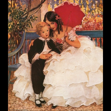 「デイヴィッド・コパフィールドと母」 ジェシー・ウィルコックス・スミス