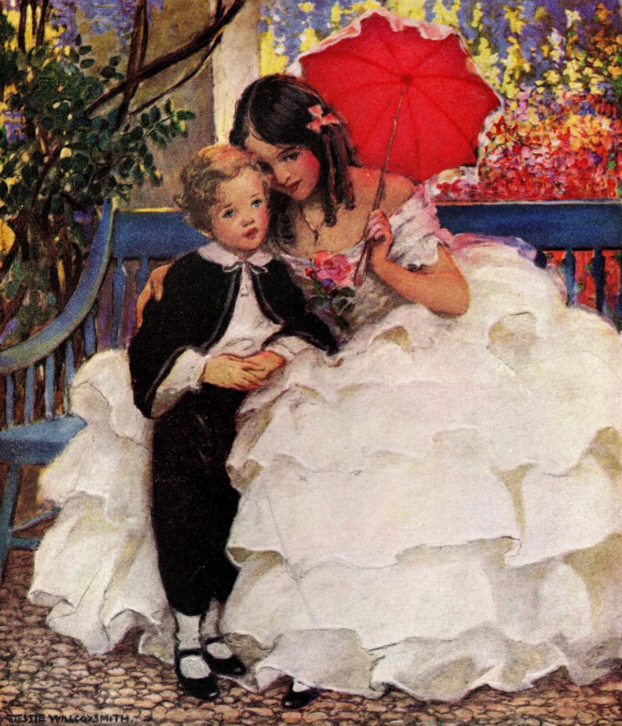 「デイヴィッド・コパフィールドと母」 ジェシー・ウィルコックス・スミス | 2