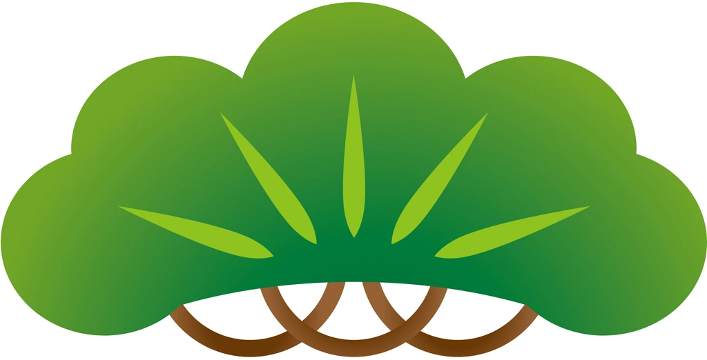 2種類の松紋のイラストとベクター | 1