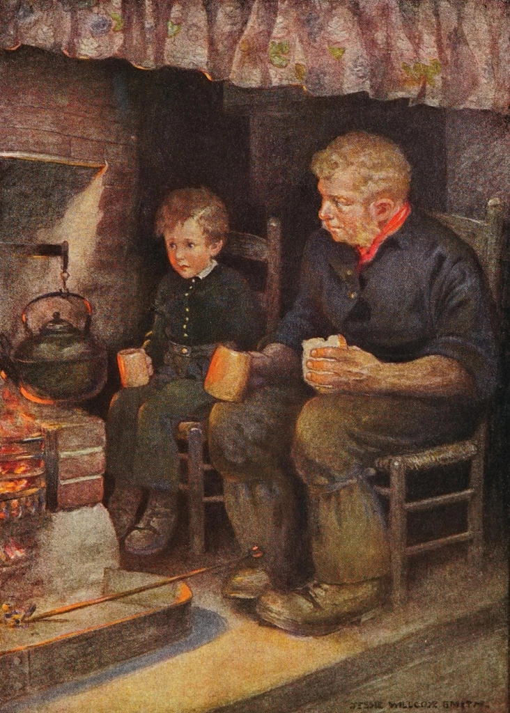 「ピリップとジョー・ガージャリー （大いなる遺産）」 ジェシー・ウィルコックス・スミス | ディケンズの子供たちより